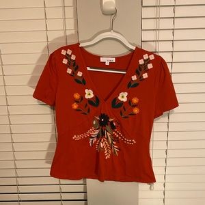 Isla Maude textured shirt